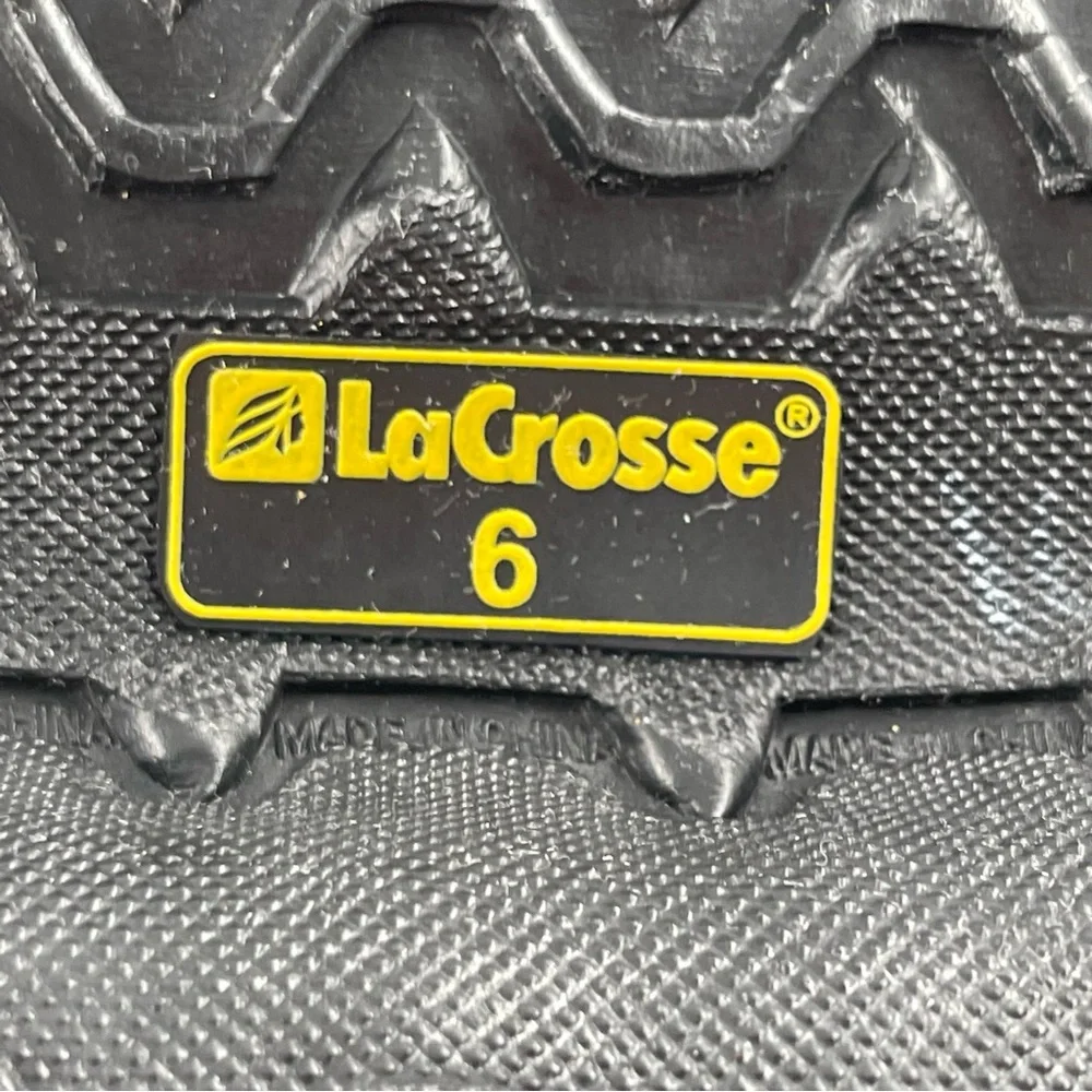 NEW! LaCrosse Men’s Black ZXT rubber overboots - Size 6